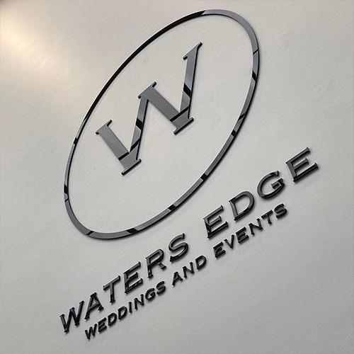 Tile-Wedge Acrylic Logo