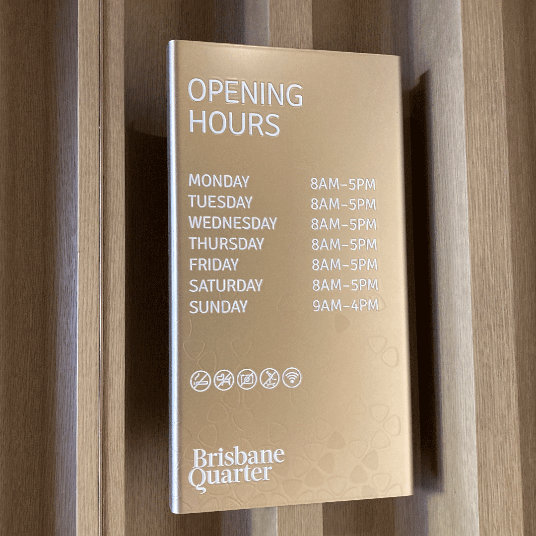 BQ-Sign Aluminium Signs